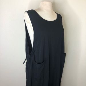 Zanzea minimal modern black jumper dress Large